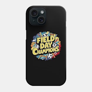 School Field Day Squad Groovy Field Day 2024 Teacher kids Phone Case