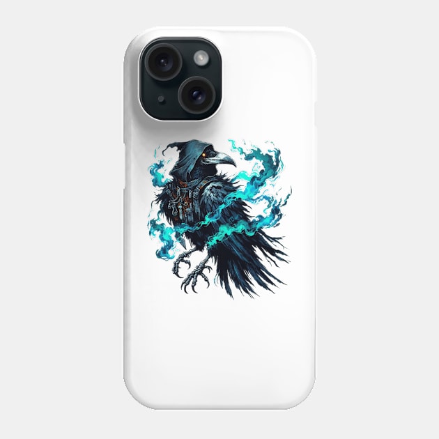 Necrowmancer Phone Case by Audra Delfiano