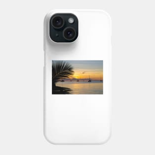 Tropical Island Sunset Phone Case