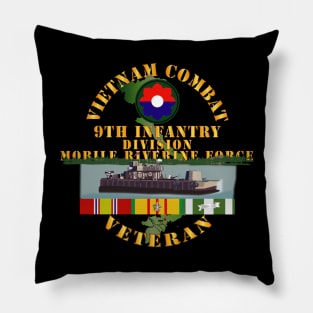 Vietnam Combat Vet w 9th Inf Div - Mobile Riverine Force w VN SVC Pillow