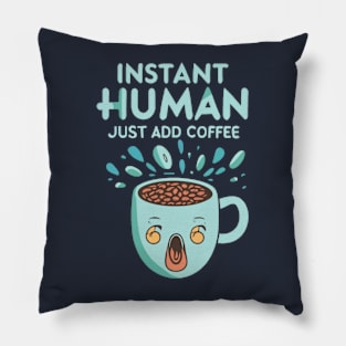 funny coffee Pillow