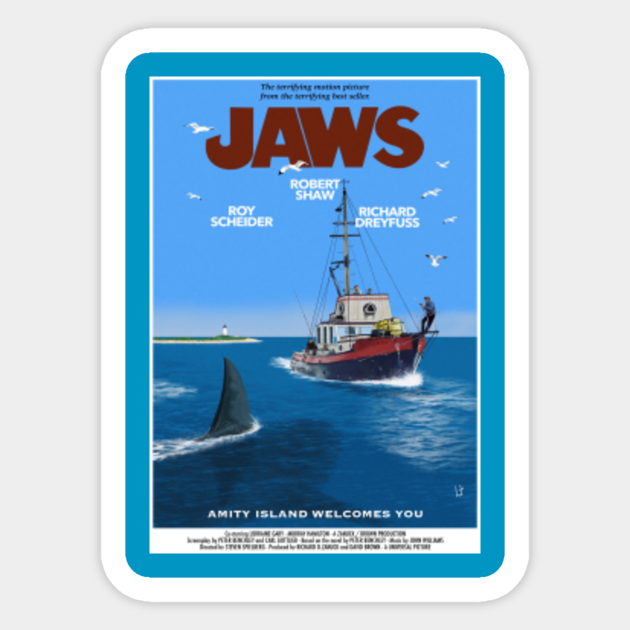 Jaws movie - Jaws - Sticker