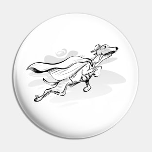 Superhero puppy Pin