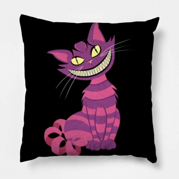 Halloween Cat Kitty Purple Grin Smile Grinch Cat Grinch Purple Pillow Teepublic