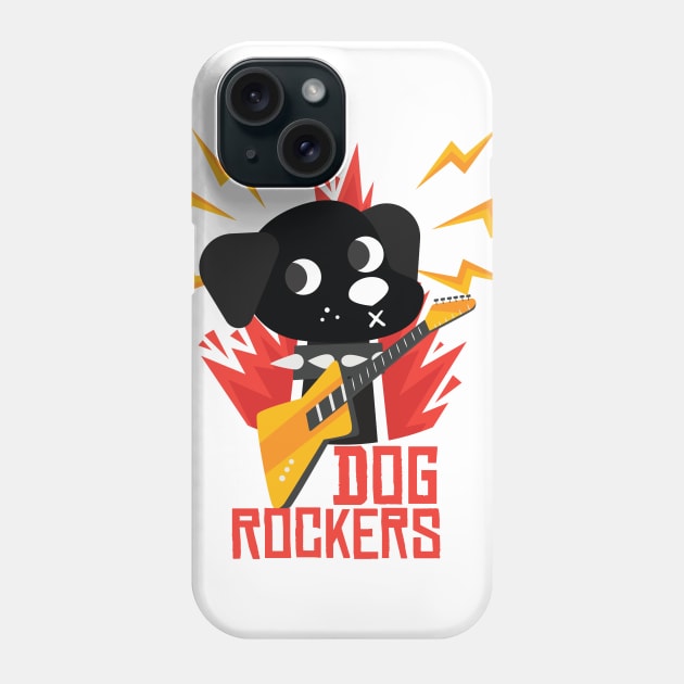 Dog Rockers Phone Case by hsf