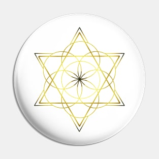 Star - Rings - Stars - Geometric - Graphic Pin