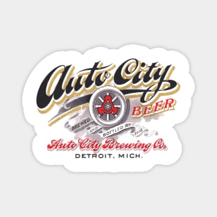 Auto City Beer Magnet