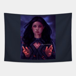 Yennefer fan art Tapestry