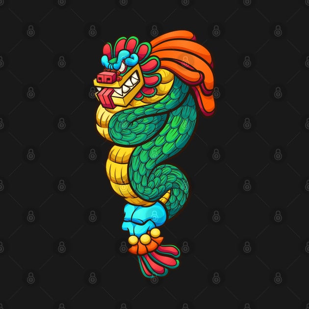 Quetzalcoatl god by memoangeles