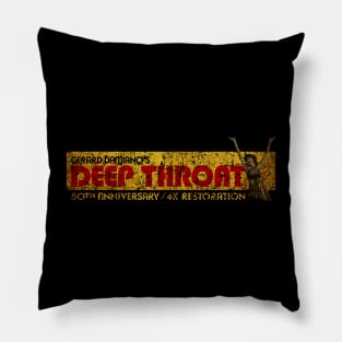 Deep Throat - 50th Anniversary Vintage Design Pillow