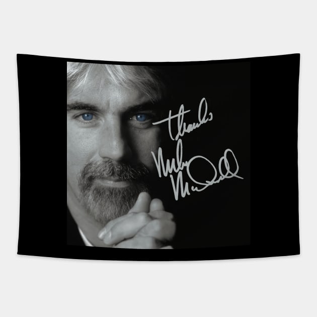 MICHAEL MCDONALD BLIUE EYES Tapestry by jamedleo