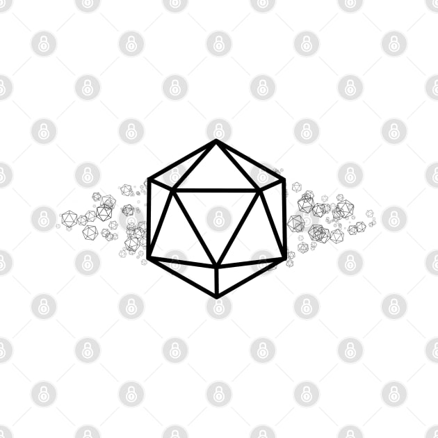 D20 Scattered by randomgeekery