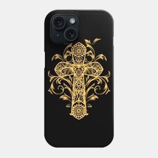 Gold Tombstone Phone Case