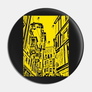 the yellow city Pin