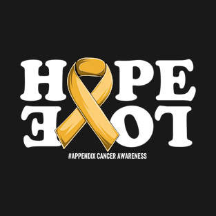 Appendix Cancer Support | Amber Ribbon Squad Support Appendix cancer awareness T-Shirt