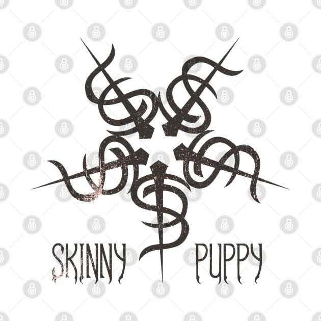 Skinny Pentagram Puppy by Glitch LineArt