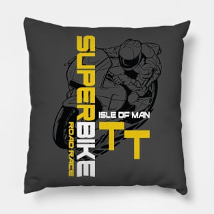 Isle of Man TT Road Race Superbike Racer IOMTT Pillow