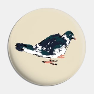 Friendly NYC Pigeon Pin