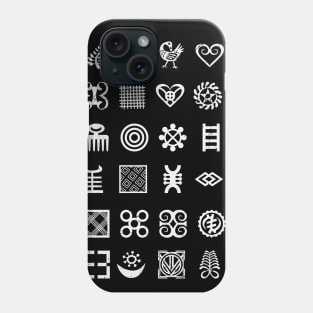 Africa Sankofa Adinkra Symbol Collection Part 2. Phone Case