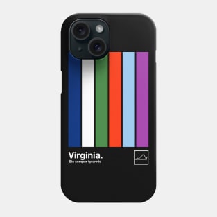 Viriginia State Flag // Original State Flag Colors Design Phone Case