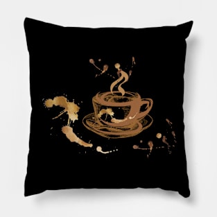 Coffee Art Pillow