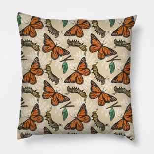 Butterfly Metamorphosis Pillow