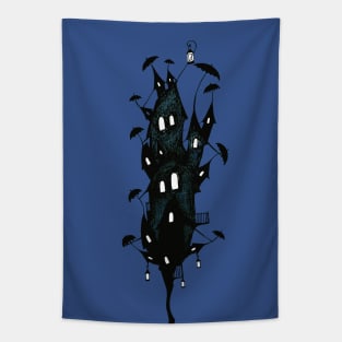 Umbrella City Tapestry