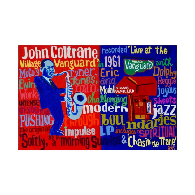 John Coltrane by SPINADELIC