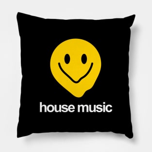 HOUSE MUSIC - DEFORM FACE YELLOW EDITION Pillow