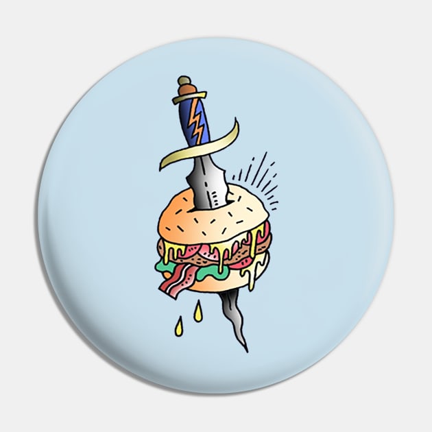 Burger Pin by kalla