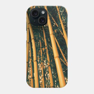 Bamboo processed photo Phone Case