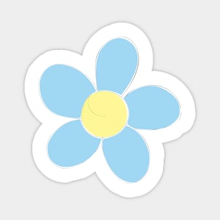 Blue Flower Magnet