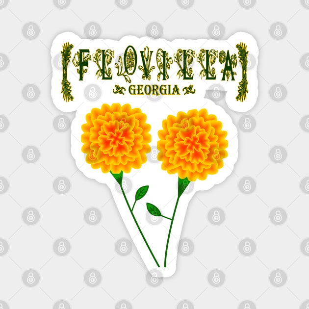 Flovilla Georgia Magnet by MoMido