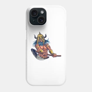 The power of strength viking warrior Phone Case