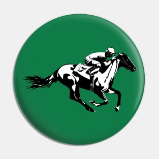 No.1 Horse Race Jockey Pin