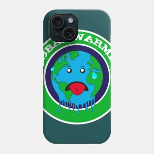 worried earth, global warming Phone Case