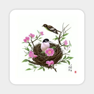 Asian Bird Splendor Magnet