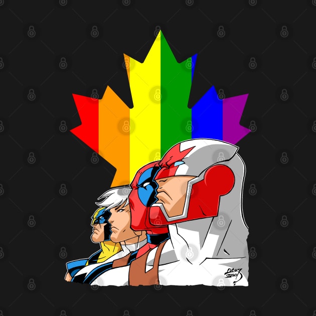 Team Canada LGBTQIA+ by artoflucas