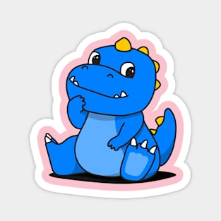 Blue Dino Magnet