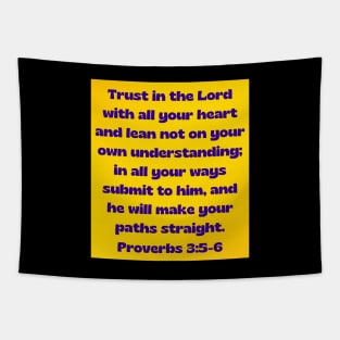 Bible Verse Proverbs 3:5-6 Tapestry