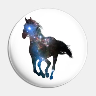 Galaxy Horse Pin