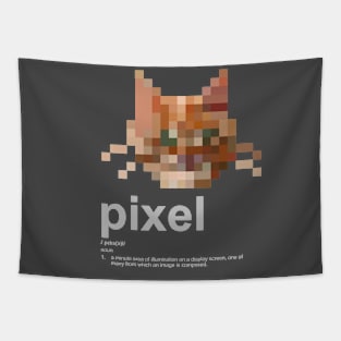 Pixel Cat Tapestry