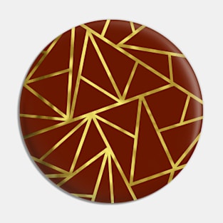 Burgundy Geometric Pin