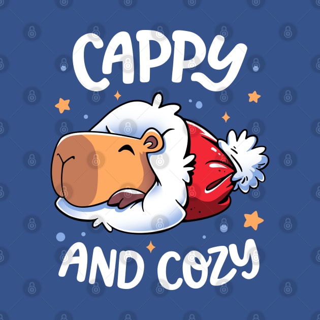 Cappy And Cozy - Capybara Holidays by Snouleaf