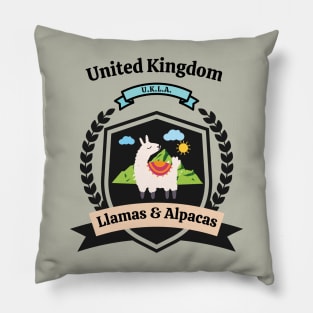 United Kingdom of Llamas & Alpacas Pillow