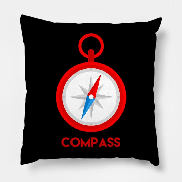 Compass Pillow by Solros Backen