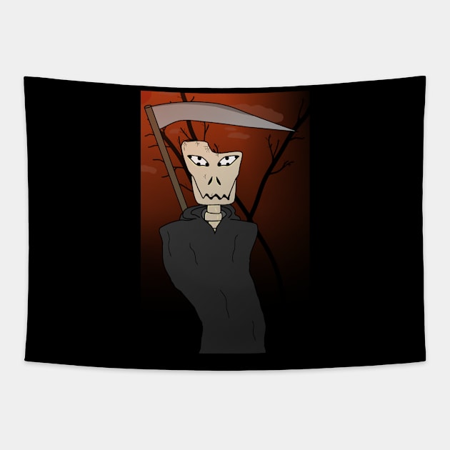 Skull head Tapestry by CregorysComics