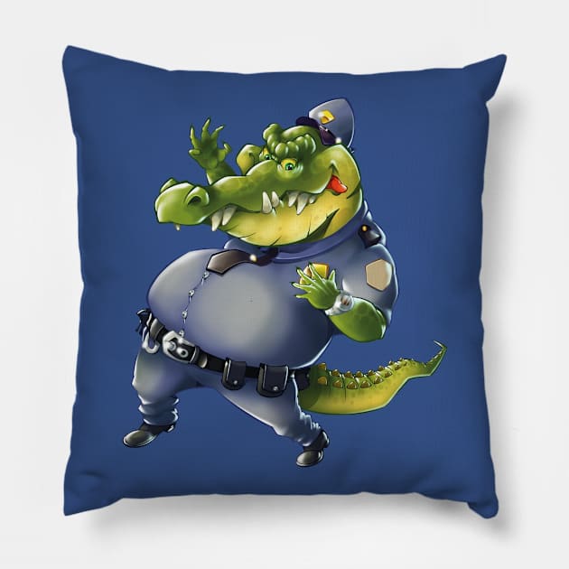 Crocodile Pillow by AlexartAV 