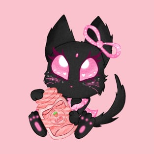 Pretty Kitty with strawberry jam T-Shirt