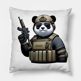 Tactical Panda Pillow